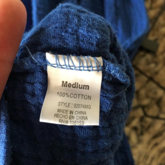 Madrag Strapless Romper Blue Lace M - Picture 5 of 5